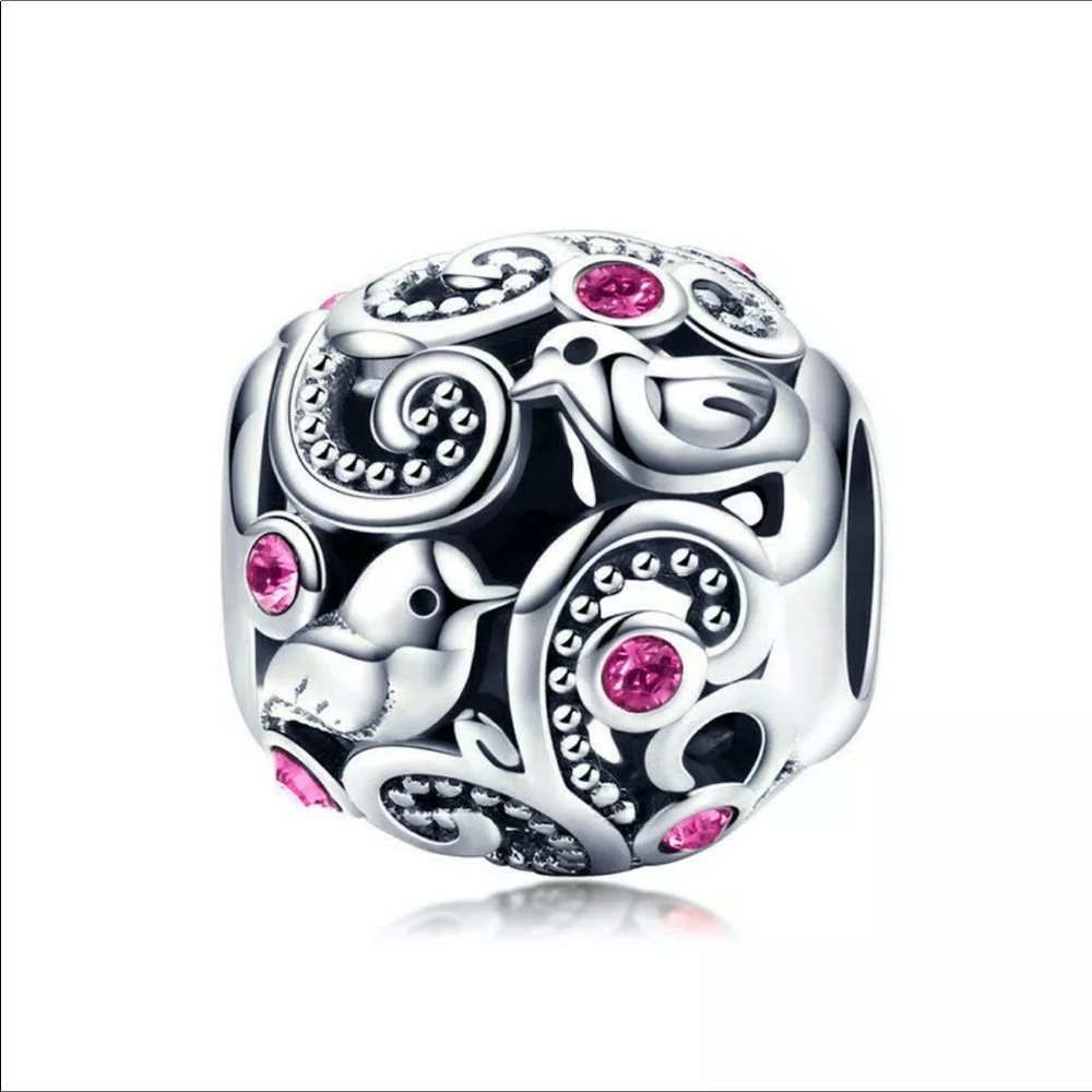 New 925-Charm Bead Fit Original Pandora Bracelet - Picture 3 of 3